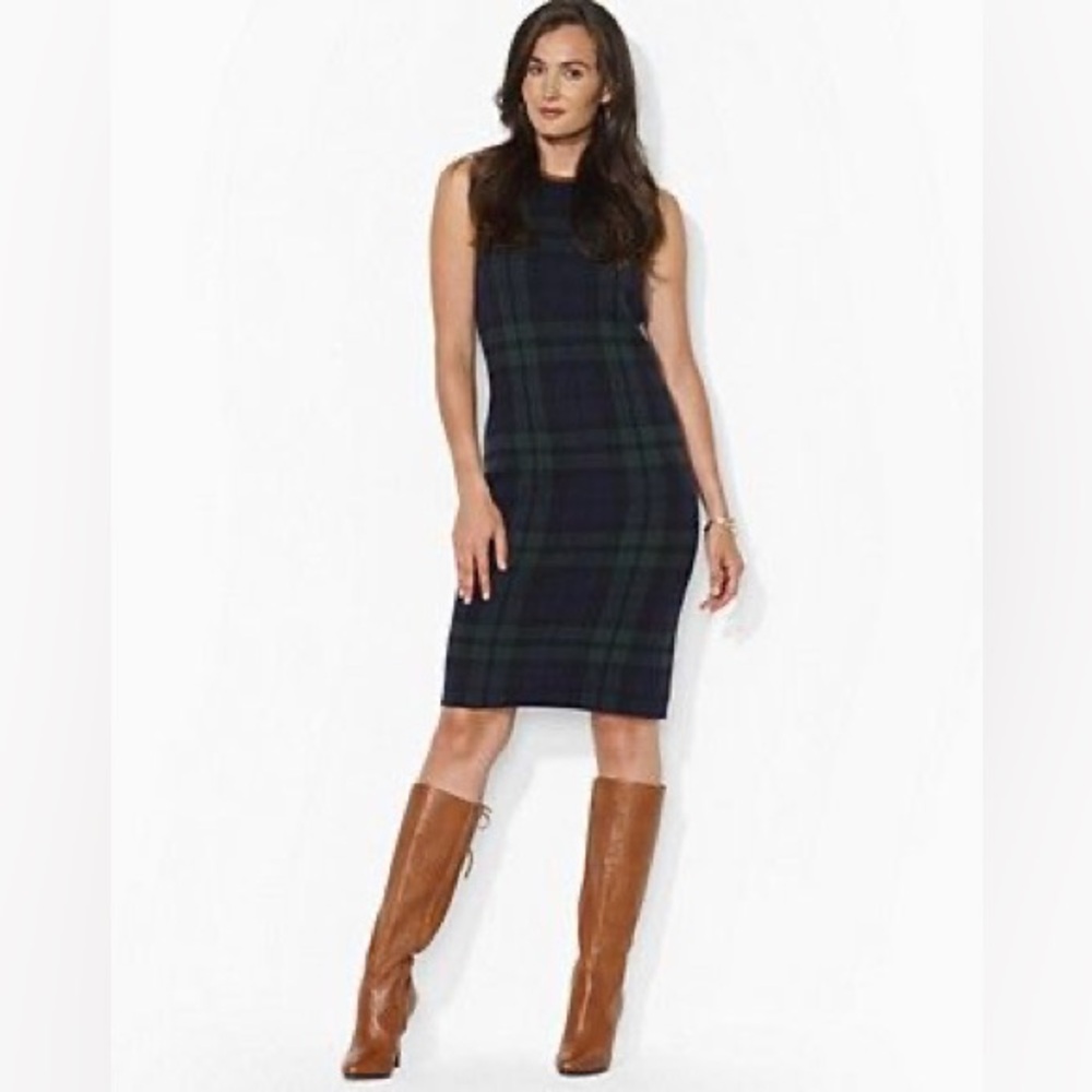 Lauren Ralph Lauren Plaid Sleeveless dress
